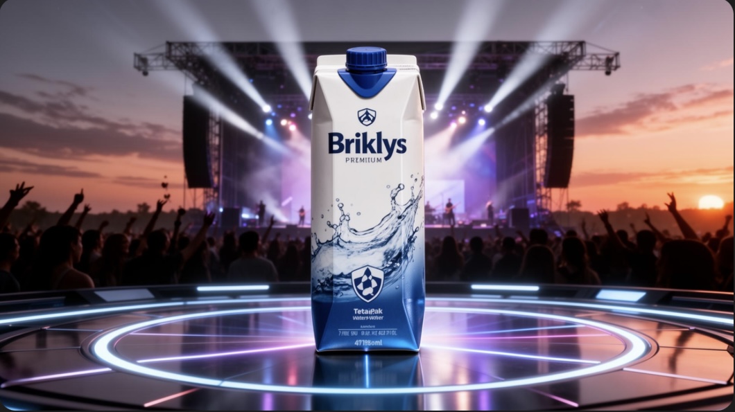 Brik Briklys premium en escenario de festival